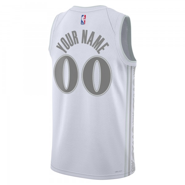 Именная игровая джерси Dallas Mavericks Nike Unisex 2024/25 Swingman - City Edition - White