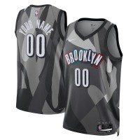 Именная игровая джерси Brooklyn Nets Nike Unisex 2024/25 Swingman - City Edition - Gray
