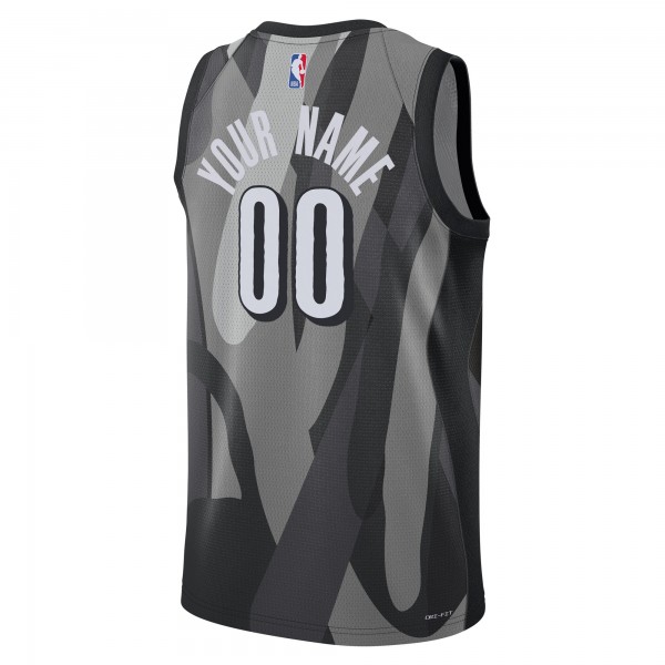 Именная игровая джерси Brooklyn Nets Nike Unisex 2024/25 Swingman - City Edition - Gray
