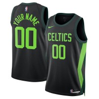 Именная игровая джерси Boston Celtics Nike Unisex 2024/25 Swingman - City Edition - Black