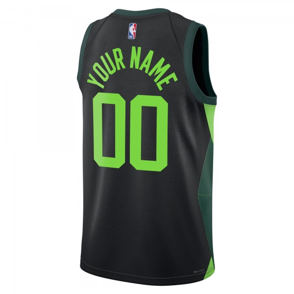 Именная игровая джерси Boston Celtics Nike Unisex 2024/25 Swingman - City Edition - Black