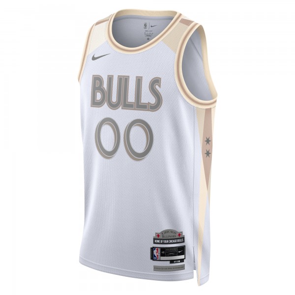 Именная игровая джерси Chicago Bulls Nike Unisex 2024/25 Swingman - City Edition - White