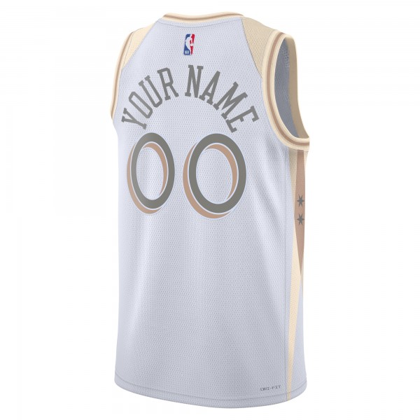 Именная игровая джерси Chicago Bulls Nike Unisex 2024/25 Swingman - City Edition - White