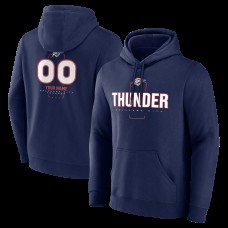 Толстовка Oklahoma City Thunder Navy Personalized Name & Number Midfielder