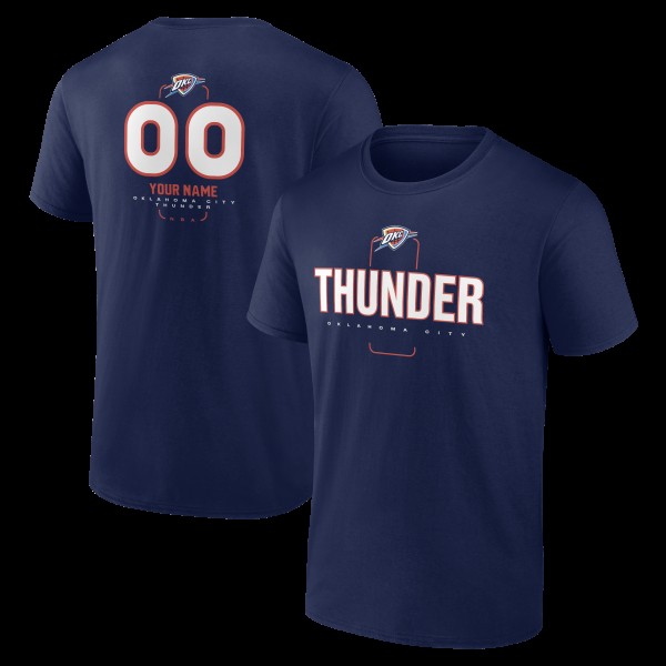 Именная футболка Oklahoma City Thunder Navy Midfielder