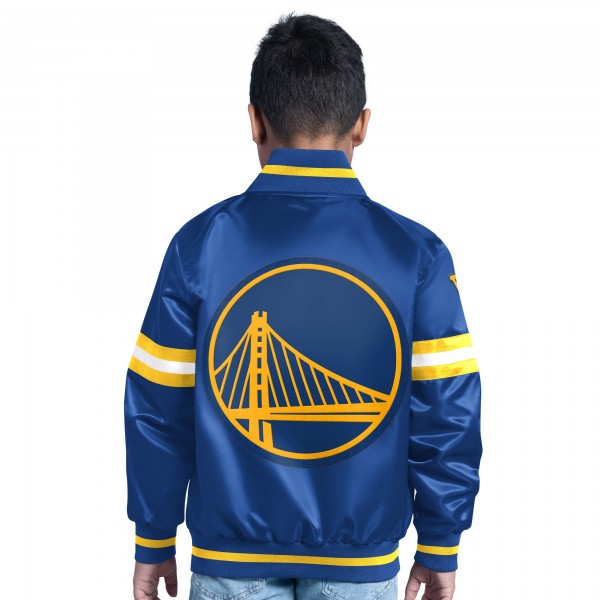 Куртка на кнопках Golden State Warriors Royal ScrimmageVarsity