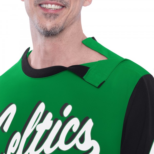 Boston Celtics G-III Sports by Carl Banks Green Adaptive Rugby Long Sleeve Top