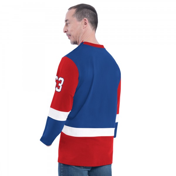 Philadelphia 76ers G-III Sports by Carl Banks Royal Adaptive Rugby Long Sleeve Top