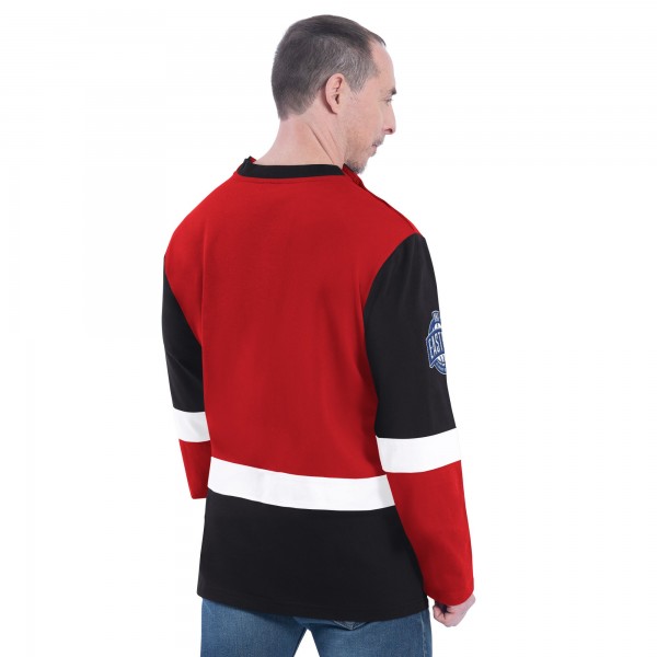 Футболка с длинным рукавом Chicago Bulls G-III Sports by Carl Banks Red Adaptive Rugby