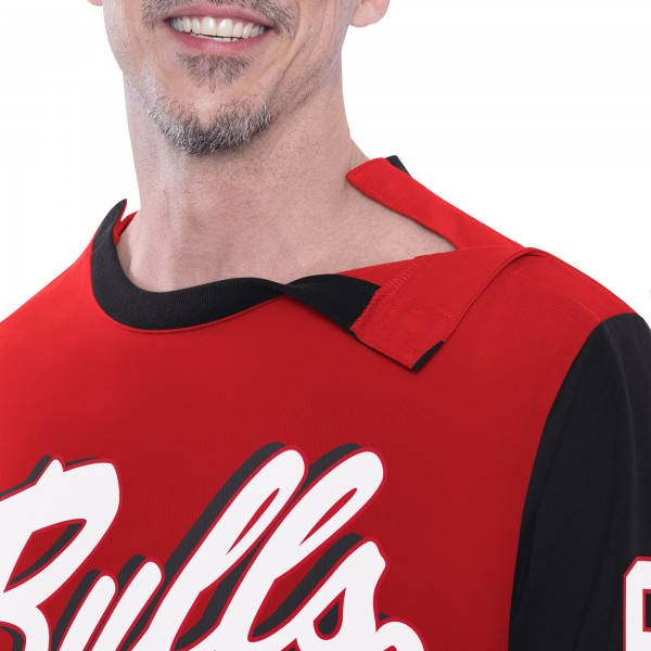 Футболка с длинным рукавом Chicago Bulls G-III Sports by Carl Banks Red Adaptive Rugby
