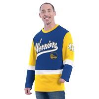 Golden State Warriors G-III Sports by Carl Banks Royal Adaptive Rugby Long Sleeve Top