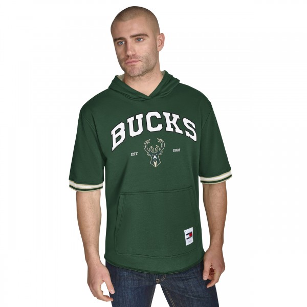 Футболка с капюшоном Milwaukee Bucks Tommy Jeans Paul French Terry - Hunter Green