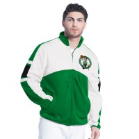 Boston Celtics G-III Sports by Carl Banks Kelly Green/White Back Field Full-Zip Track Jacket