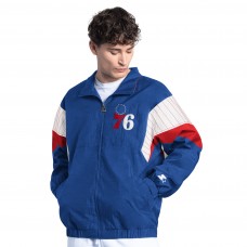 Philadelphia 76ers Starter Royal Yard Line Full-Zip Jacket