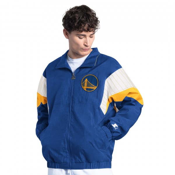 Golden State Warriors Starter Royal Yard Line Full-Zip Jacket