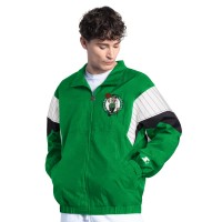 Boston Celtics Starter Kelly Green Yard Line Full-Zip Jacket