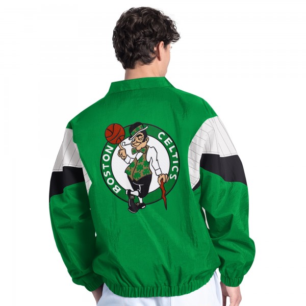 Boston Celtics Starter Kelly Green Yard Line Full-Zip Jacket