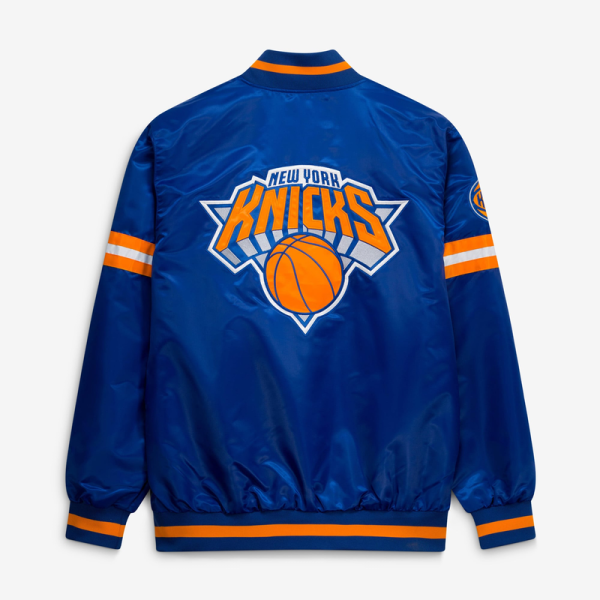 Куртка New York Knicks Starter Blue/Orange Scout Full Snap Varsity