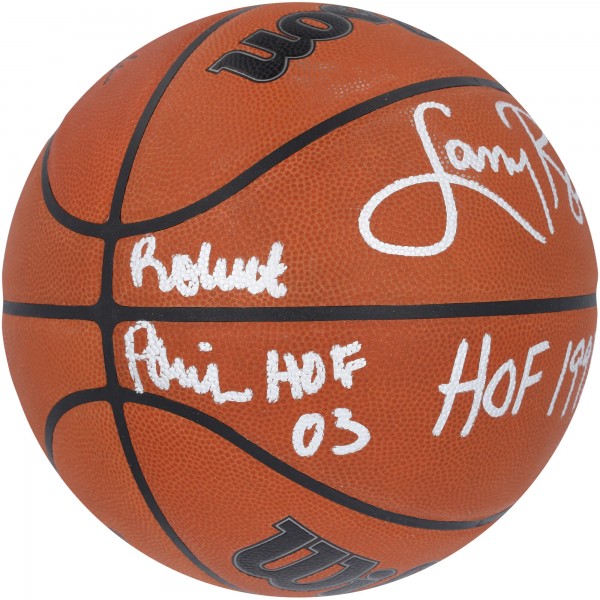 Мяч Kevin McHale, Larry Bird, Robert Parish Boston Celtics Autographed Fanatics Authentic Wilson Official Game with Multiple Inscriptions