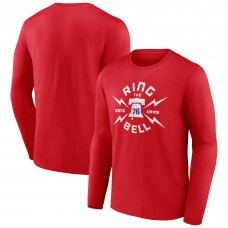 Philadelphia 76ers Red Huddle Long Sleeve T-Shirt