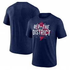 Washington Wizards Navy Huddle Tri-Blend T-Shirt