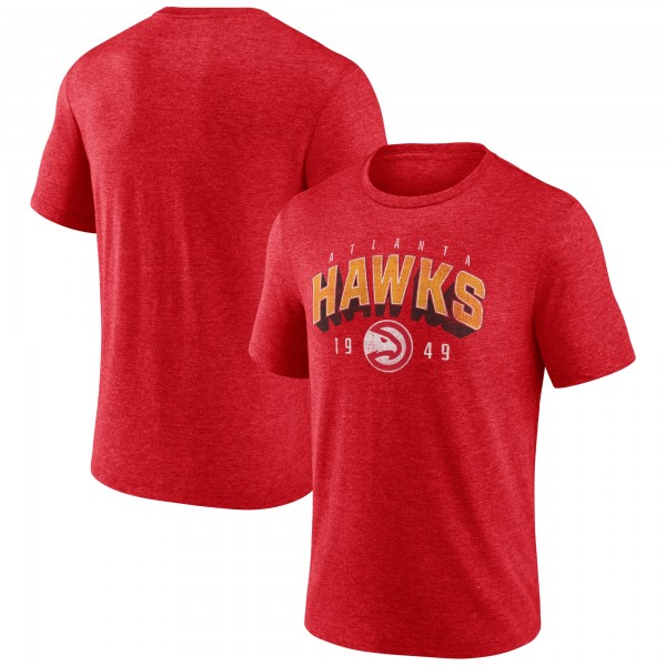 Футболка Atlanta Hawks Red Backboard Tri-Blend