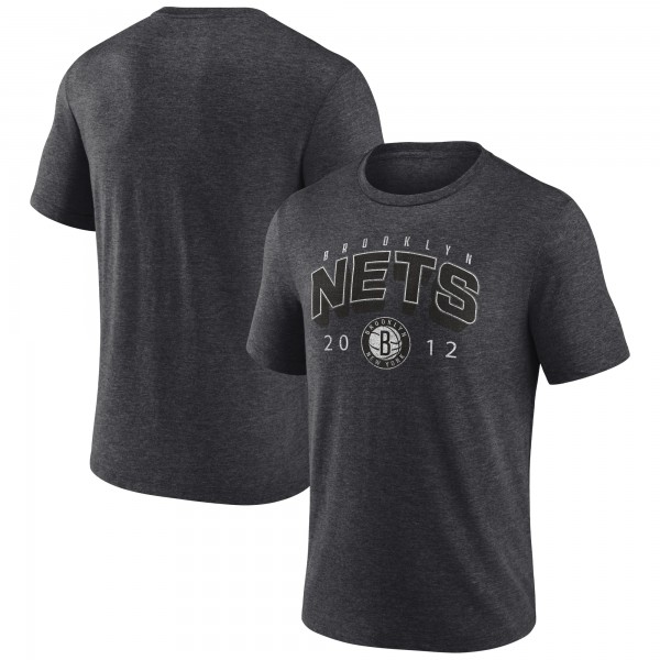 Футболка Brooklyn Nets Backboard Tri-Blend - Charcoal