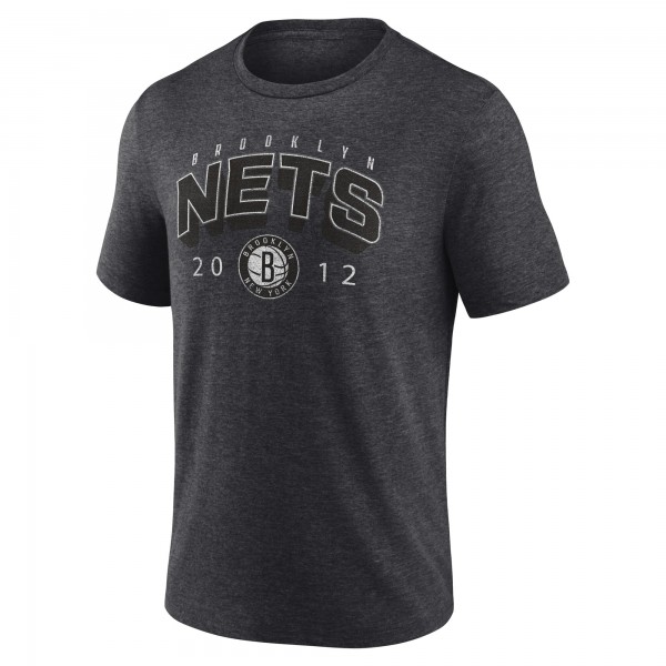 Футболка Brooklyn Nets Backboard Tri-Blend - Charcoal