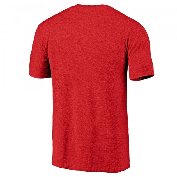 Футболка Chicago Bulls Red Half Classic Tri-Blend