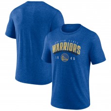 Golden State Warriors Royal Backboard Tri-Blend T-Shirt
