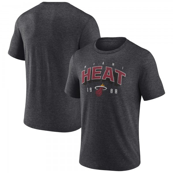 Футболка Miami Heat Charcoal Backboard Tri-Blend