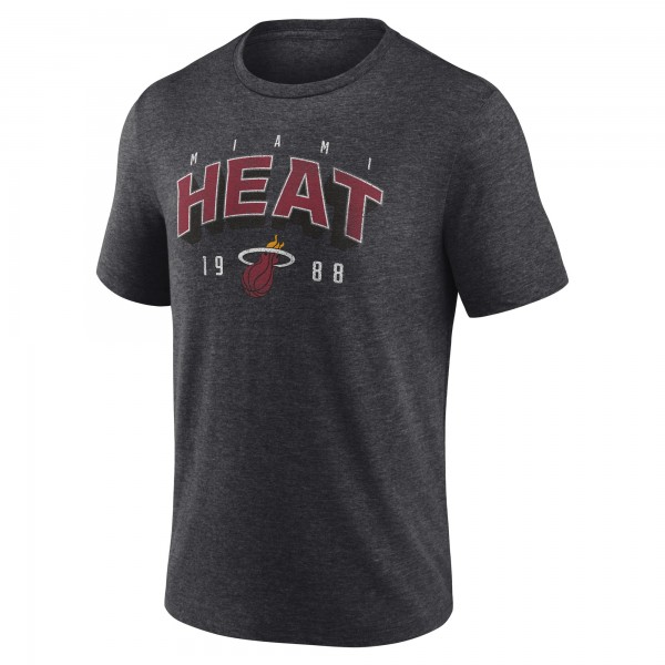 Футболка Miami Heat Charcoal Backboard Tri-Blend