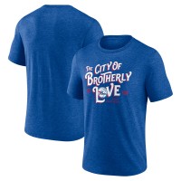 Philadelphia 76ers Royal Team Pride Tri-Blend T-Shirt