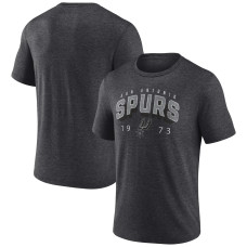 Футболка San Antonio Spurs Charcoal Backboard Tri-Blend