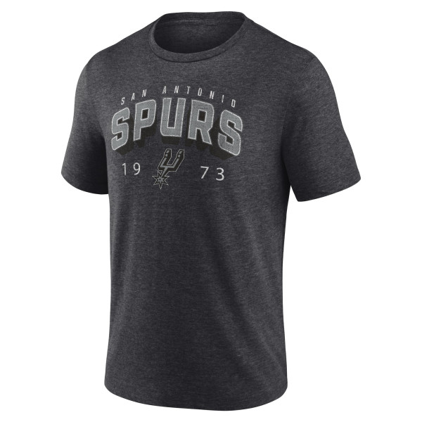 Футболка San Antonio Spurs Charcoal Backboard Tri-Blend