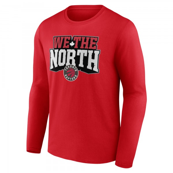 Toronto Raptors Red Team Pride Long Sleeve T-Shirt