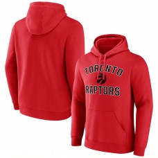 Toronto Raptors Red Victory Arch Pullover Hoodie