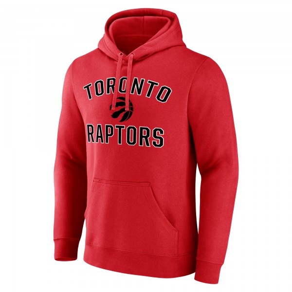Toronto Raptors Red Victory Arch Pullover Hoodie