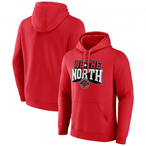 Toronto Raptors Red Team Pride Pullover Hoodie