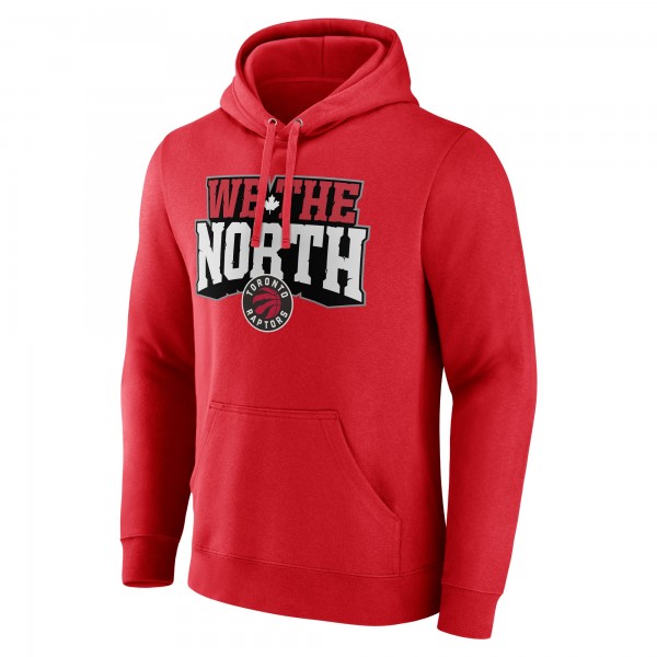 Toronto Raptors Red Team Pride Pullover Hoodie