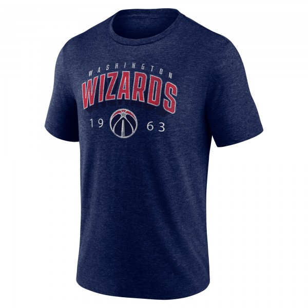 Washington Wizards Navy Backboard Tri-Blend T-Shirt