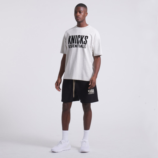 Футболка Unisex New York Knicks Fear of God Heather Gray NBA x ESSENTIALS