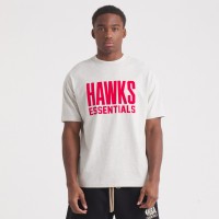 Футболка Unisex Atlanta Hawks Fear of God Heather Gray NBA x ESSENTIALS