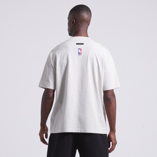 Футболка Unisex Miami Heat Fear of God Heather Gray NBA x ESSENTIALS