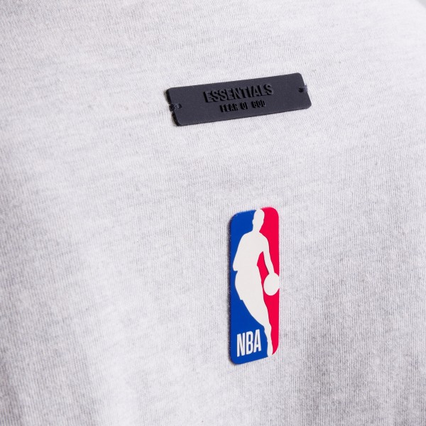 Футболка Unisex Miami Heat Fear of God Heather Gray NBA x ESSENTIALS