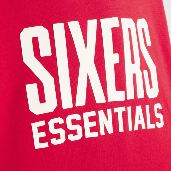 Толстовка Unisex Philadelphia 76ers Fear of God Red NBA x ESSENTIALS