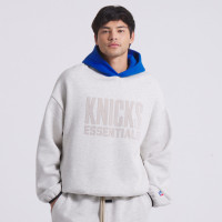 Толстовка Unisex New York Knicks Fear of God Heather Gray NBA x ESSENTIALS