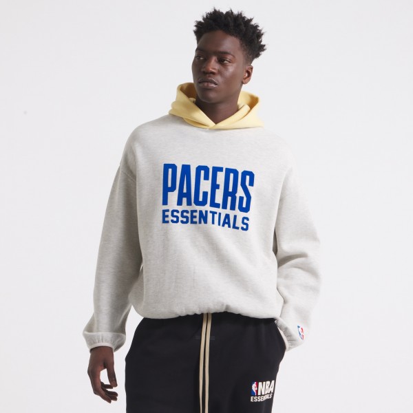 Unisex Indiana Pacers Heather Gray NBA Paris x ESSENTIALS Pullover Hoodie