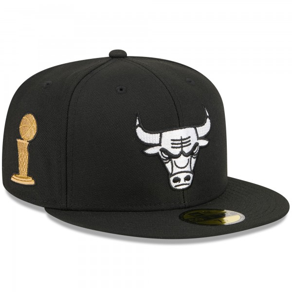 Бейсболка Chicago Bulls New Era x Alpha Industries Black 59FIFTY