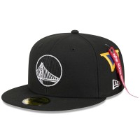 Бейсболка Golden State Warriors New Era x Alpha Industries Black 59FIFTY